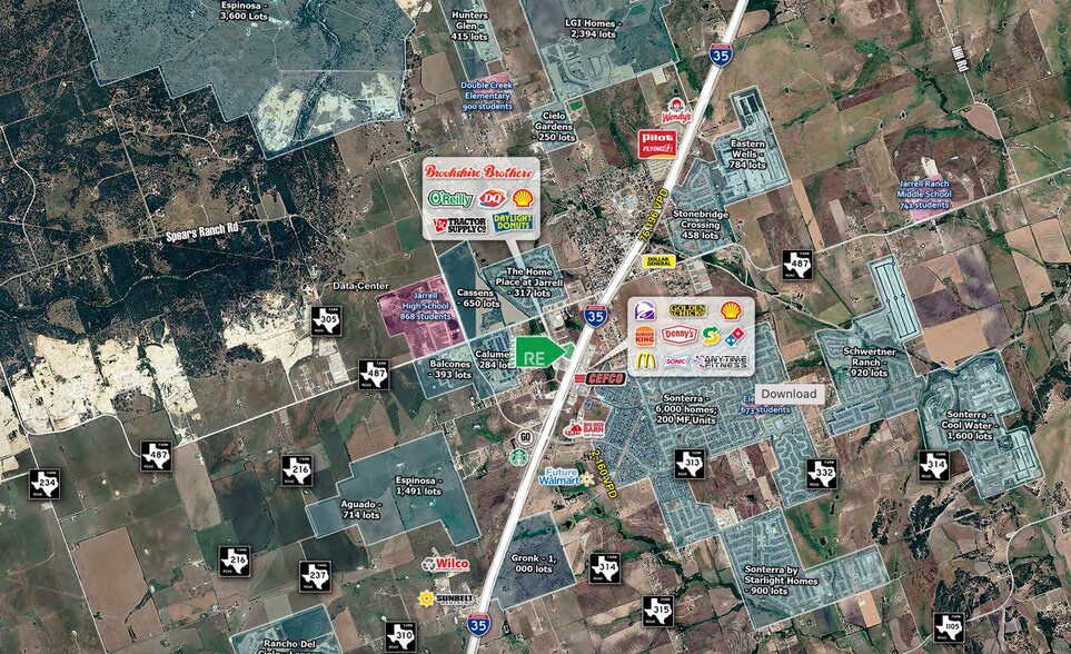 More Photos Of 11775 N Interstate 35 Blvd, Jarrell Land For Sale