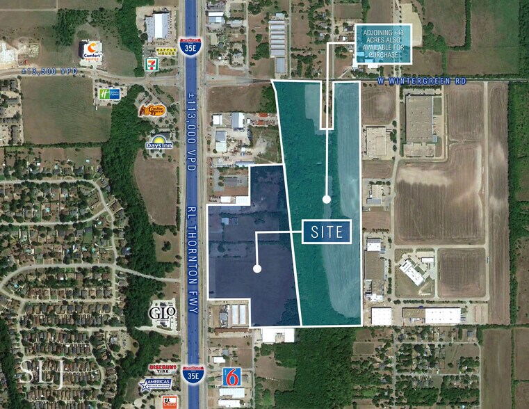 More Photos Of I-35E & W Wintergreen Rd, Lancaster Land For Sale