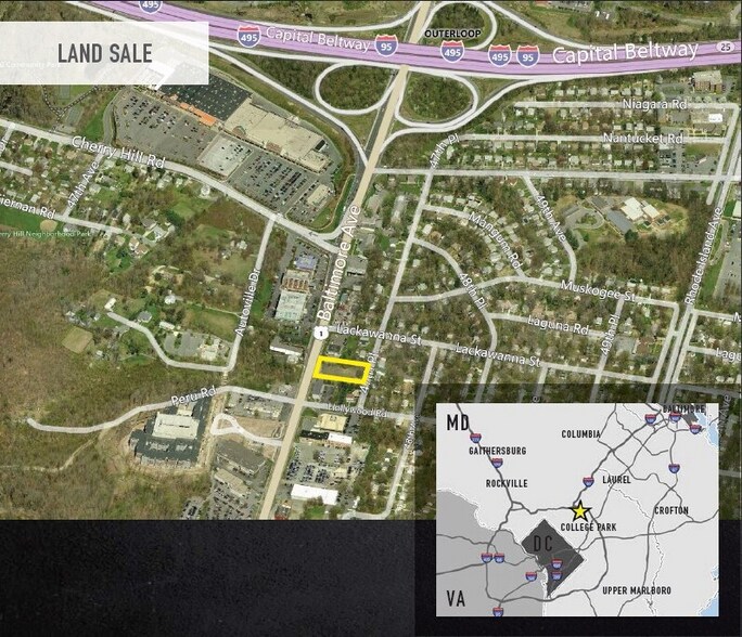 More Photos Of 9621 Baltimore Ave, College Park Land For Sale