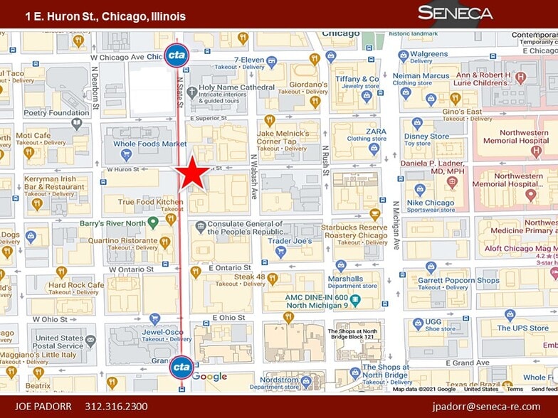 More Photos Of 1 E Huron St, Chicago Storefront For Lease