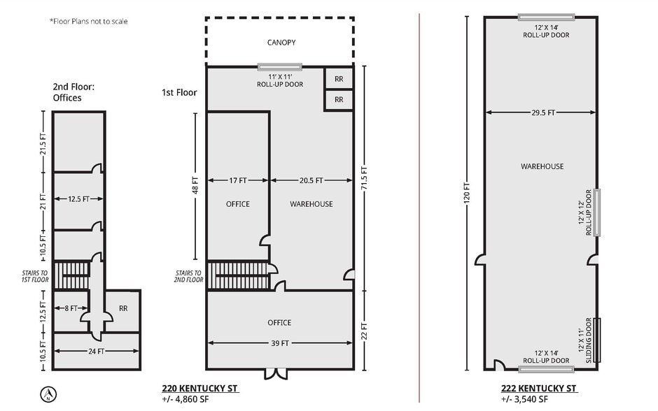 More Photos Of 220-222 Kentucky St, Bakersfield Warehouse For Lease