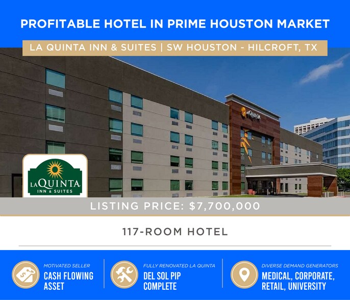 Primary Photo Of 6790 Southwest Fwy, Houston Hotel For Sale