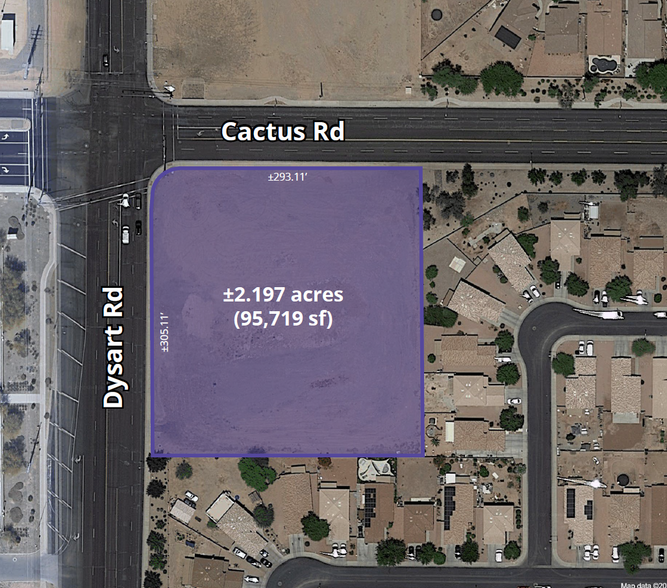 Primary Photo Of SEC of W Cactus Rd & N Dysart Rd @ S Dysart Rd, El Mirage Land For Lease