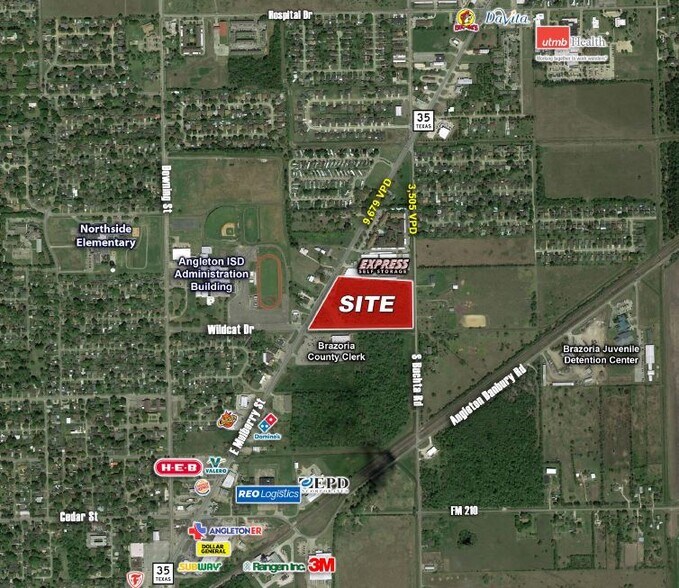 More Photos Of Hwy 35 & Wildcat Dr, Angleton Land For Sale