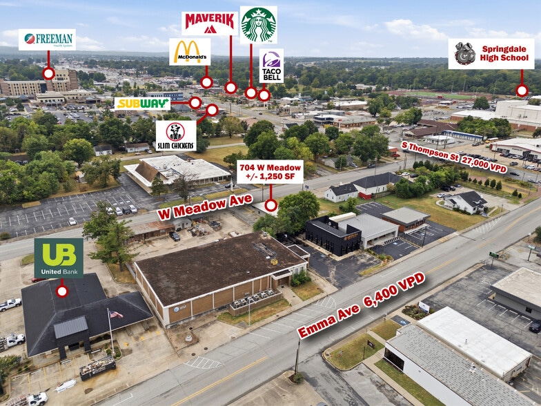 More Photos Of 704 W Meadow Ave, Springdale Office For Lease