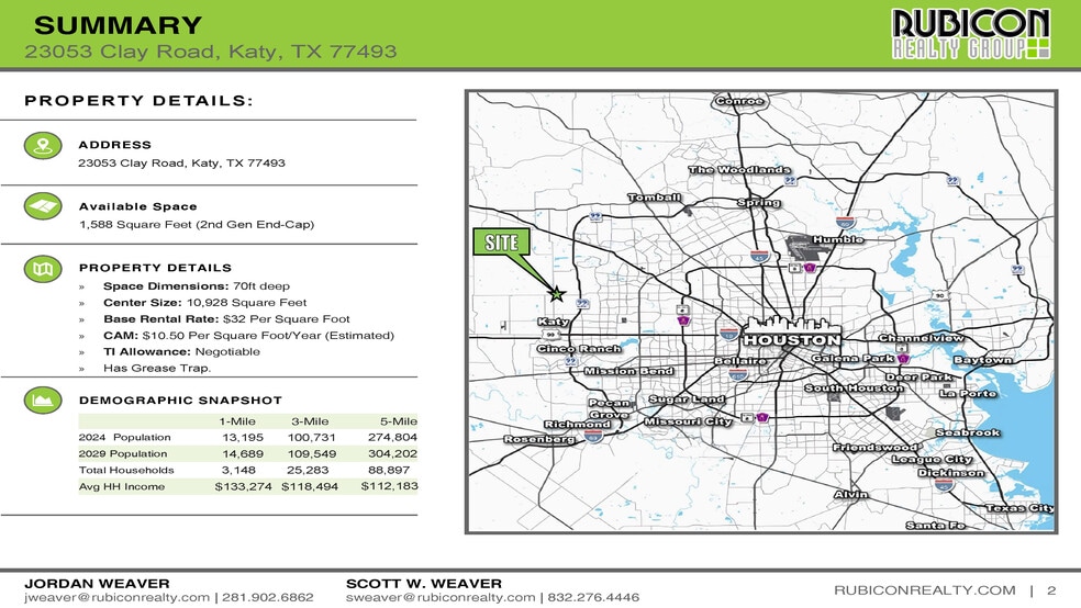 More Photos Of 23053 Clay Rd, Katy Restaurant For Lease