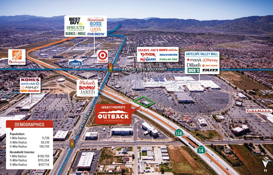 More Photos Of 1061 W Rancho Vista Blvd, Palmdale Restaurant For Sale