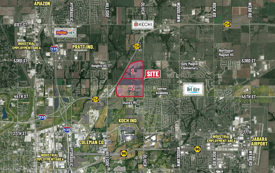 Primary Photo Of 45th & Oliver, Wichita Land For Sale