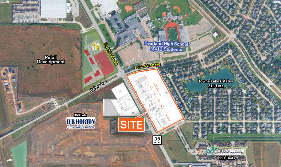 Primary Photo Of SEC S Main St & Oiler dr, Pearland General Retail For Lease