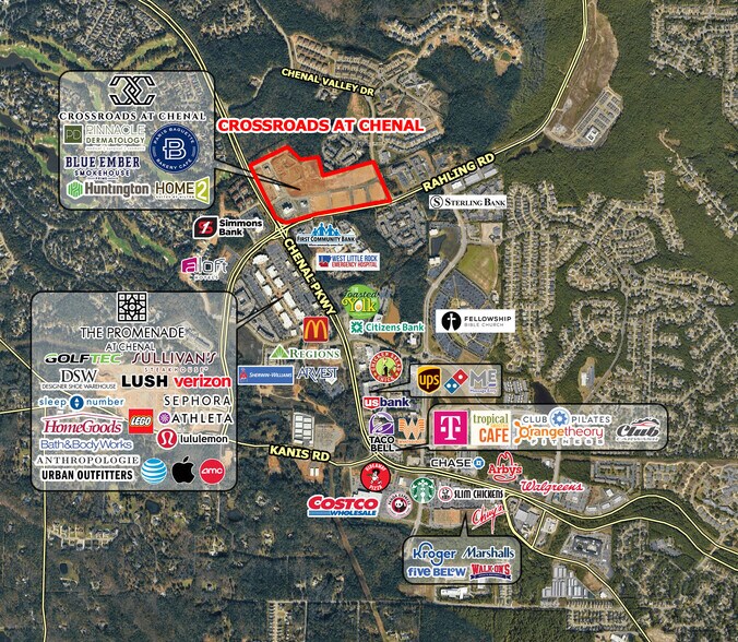 More Photos Of Rahling Road and Chenal Valley Drive, Little Rock Land For Sale