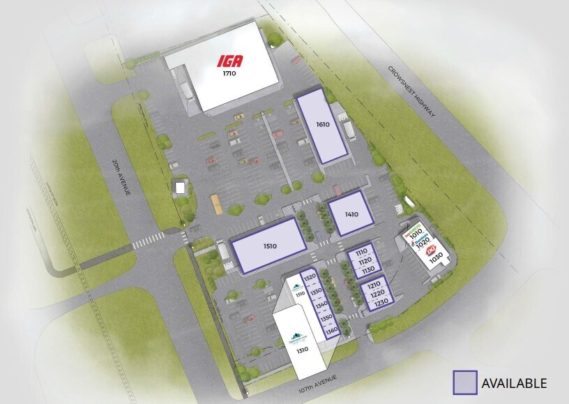 More Photos Of 10509 20th Av, Blairmore Storefront For Lease