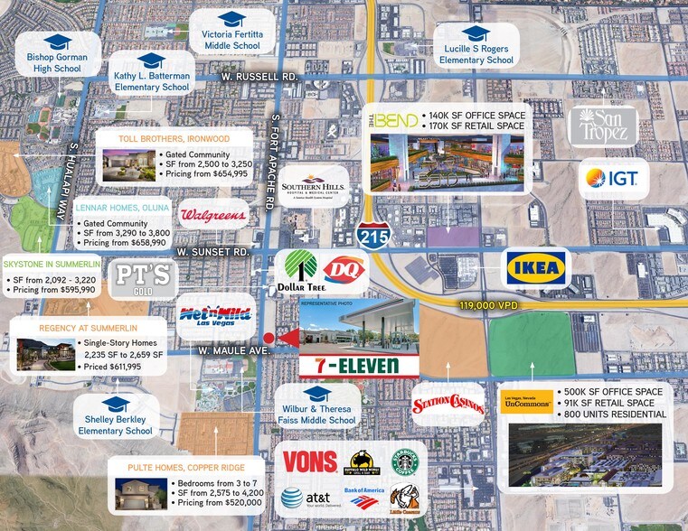 More Photos Of 6870 S Fort Apache Rd, Las Vegas Freestanding For Lease