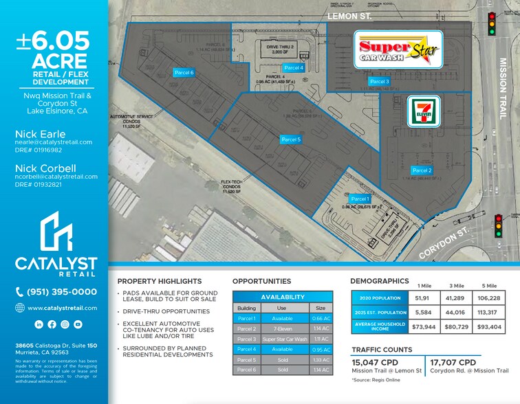 More Photos Of NWQ Mission Trail Rd @ CORYDON STREET, Lake Elsinore Land For Lease