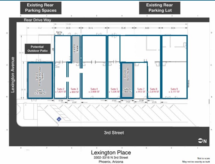 More Photos Of 3302-3316 N 3rd St, Phoenix Storefront For Lease