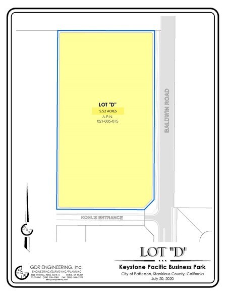 Primary Photo Of Baldwin Rd, Patterson Land For Sale