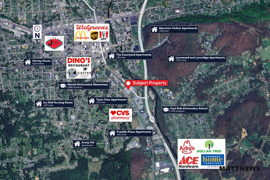 More Photos Of 629 Sycamore st, Elizabethton Self Storage For Sale