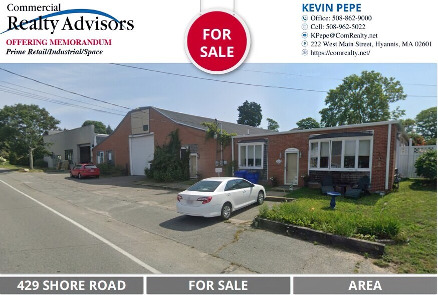Primary Photo Of 429 Shore Rd, Bourne Industrial For Sale