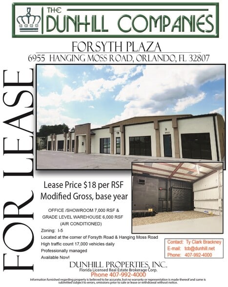 More Photos Of 6955-6973 Hanging Moss Rd, Orlando Warehouse For Lease