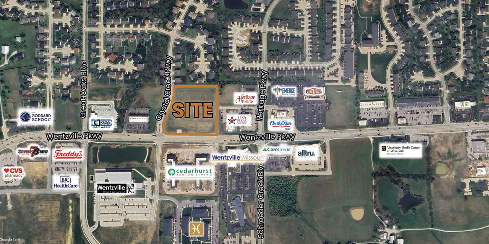 Primary Photo Of Crystal Creek & Wentzville Parkway, Wentzville Land For Sale