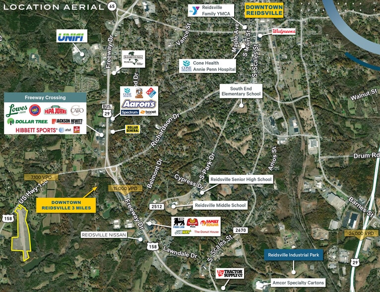 More Photos Of 7708-7732 US 158, Reidsville Land For Sale