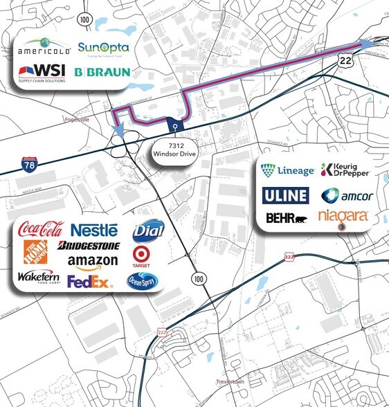 More Photos Of 7312 Windsor Dr, Allentown Industrial For Sale