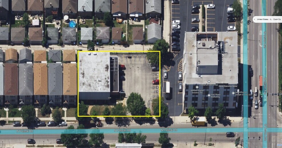 Primary Photo Of 6330 N Pulaski Rd, Chicago Land For Sale