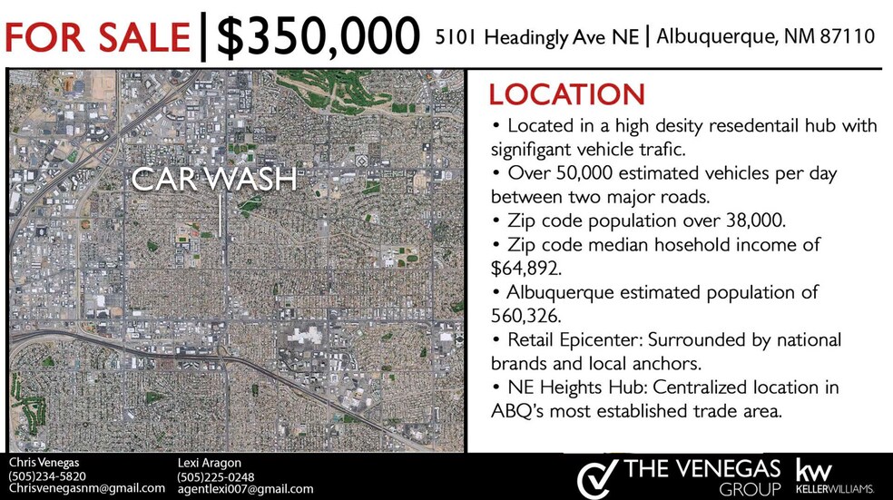 More Photos Of 5101 Headingly Ave NE, Albuquerque Carwash For Sale
