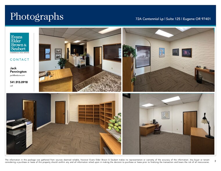 More Photos Of 72A Centennial Loop, Eugene Office For Lease