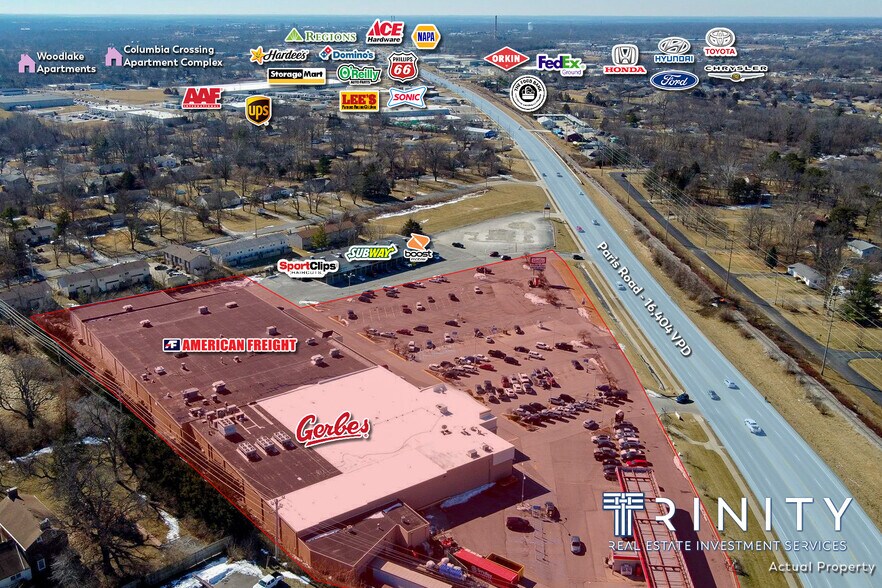 More Photos Of 2900 Paris Rd, Columbia General Retail For Lease