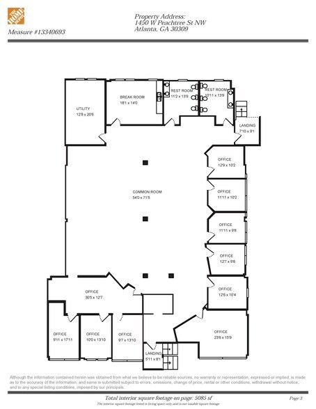 More Photos Of 1450 W Peachtree St NW, Atlanta Office For Sale
