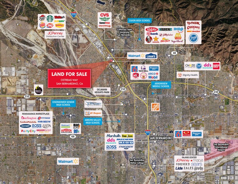 More Photos Of Ostrems Way, San Bernardino Land For Sale