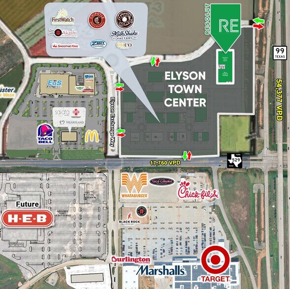 More Photos Of 7070 Elyson Exchange Way, Cypress Medical For Lease