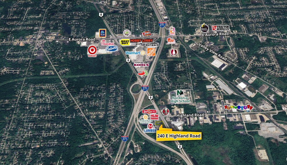 More Photos Of 240 E Highland Rd, Macedonia Land For Lease