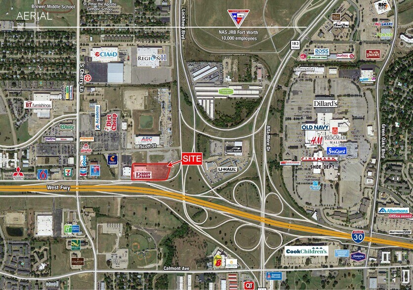 More Photos Of 7606 West Freeway, White Settlement Land For Lease