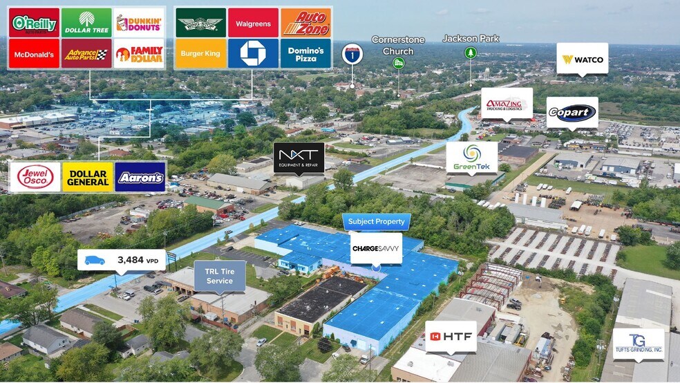 More Photos Of 3333 East End Ave, South Chicago Heights Distribution For Lease