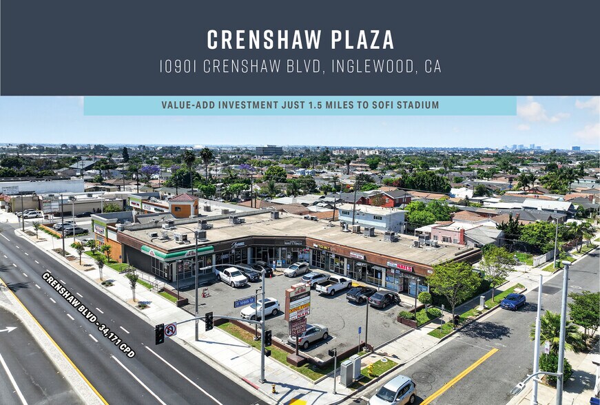 Primary Photo Of 10901 Crenshaw Blvd, Inglewood Storefront For Sale