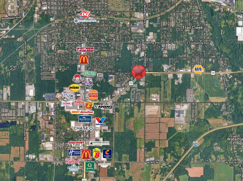 More Photos Of Barker Rd @ E US 20, Michigan City Land For Sale
