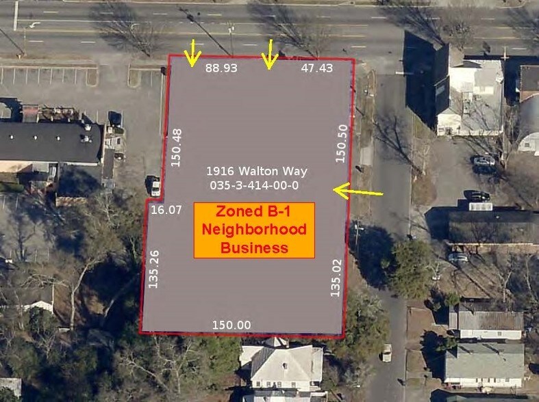 More Photos Of 1916-1920 Walton Way, Augusta Land For Sale
