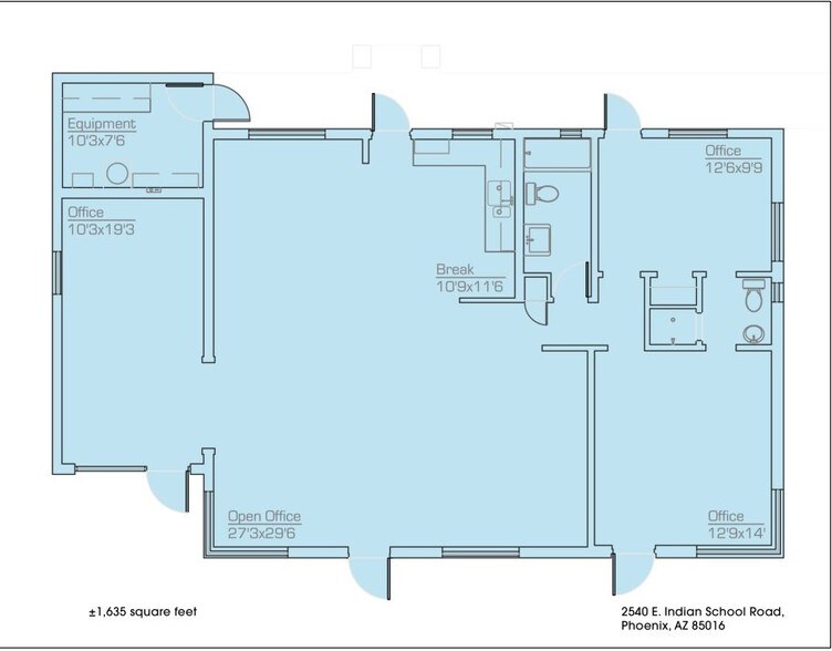 More Photos Of 2540 E Indian School Rd, Phoenix Loft Creative Space For Lease