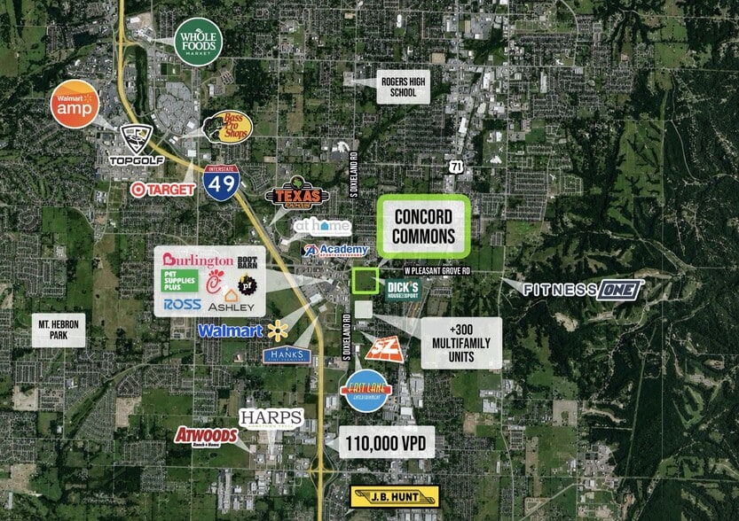 More Photos Of W Pleasant Grove Rd @ Concord Street, Lowell Land For Sale
