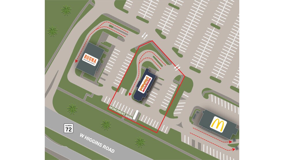 More Photos Of 2280 W Higgins Rd, Hoffman Estates Fast Food For Sale