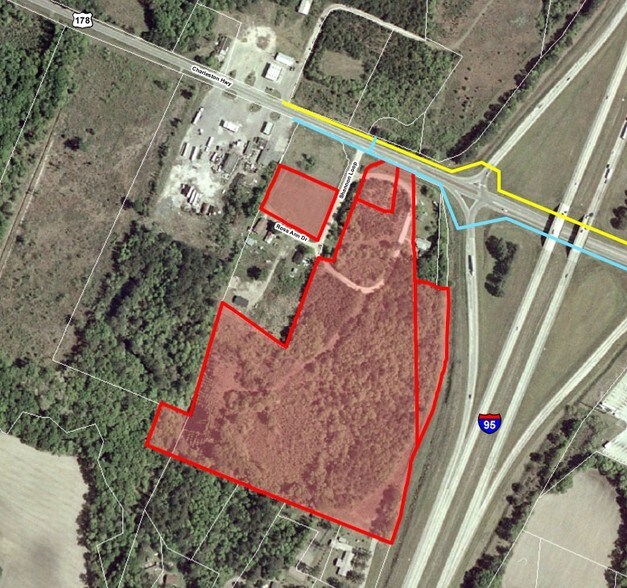 More Photos Of Charleston Hwy @ US 178/I-95, Saint George Land For Sale