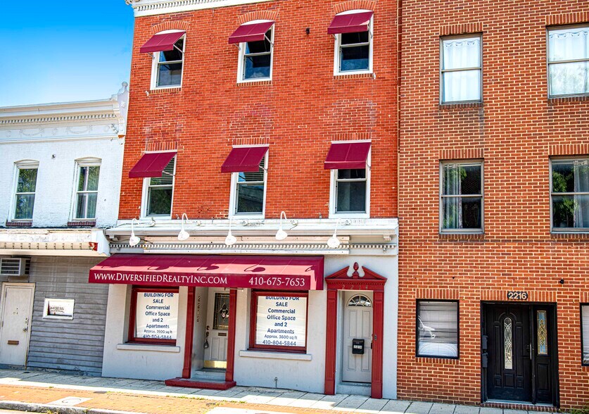 More Photos Of 2212-2214 Boston St, Baltimore Office Residential For Sale