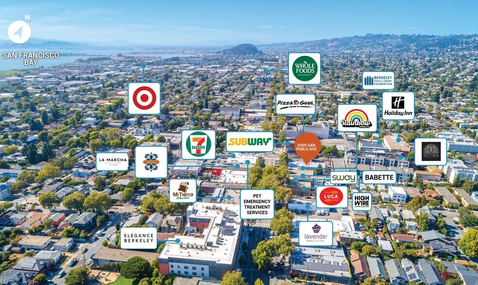 More Photos Of 2009 San Pablo Ave, Berkeley Freestanding For Lease