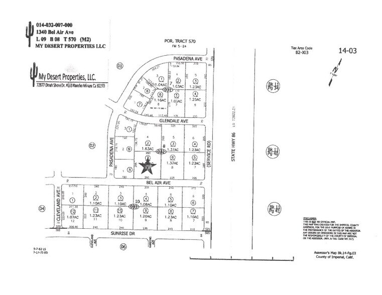 More Photos Of 1340 Bel Air Ave, Thermal Land For Sale