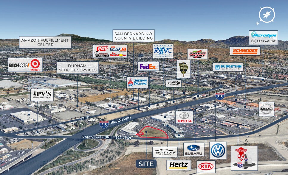 More Photos Of Orange Show Rd & 215 Fwy, San Bernardino Land For Sale