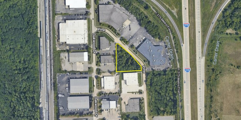 Primary Photo Of Pine Dr @ Eureka Dr, Romulus Land For Sale