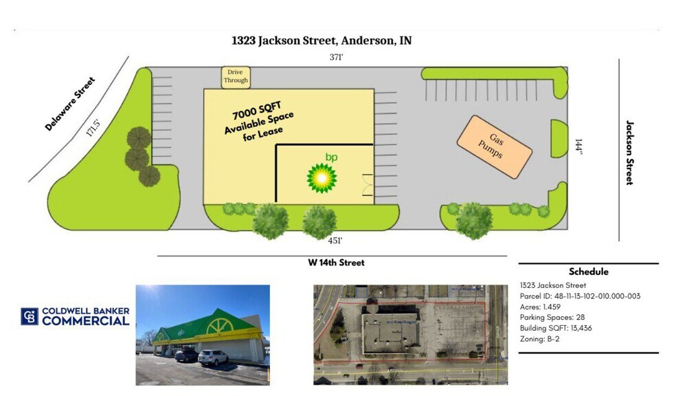 More Photos Of 1323 Jackson St, Anderson Storefront For Lease