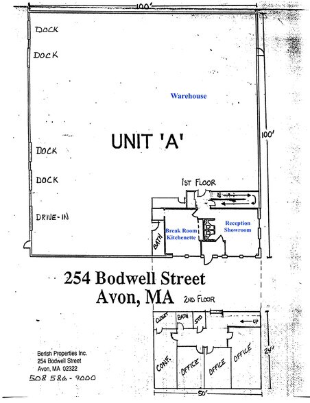 More Photos Of 254 Bodwell St, Avon Warehouse For Lease