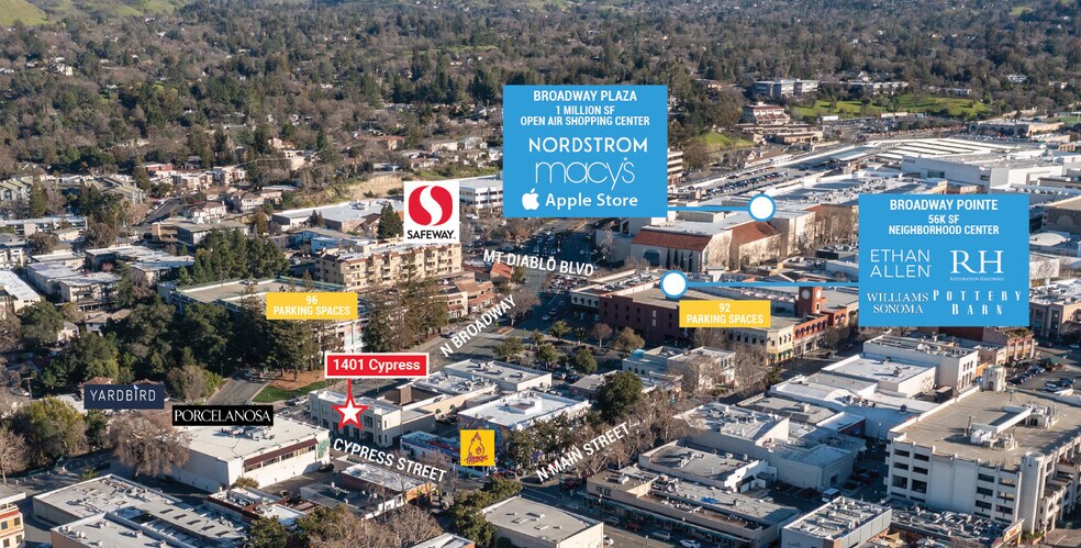 More Photos Of 1393 N Broadway, Walnut Creek General Retail For Lease